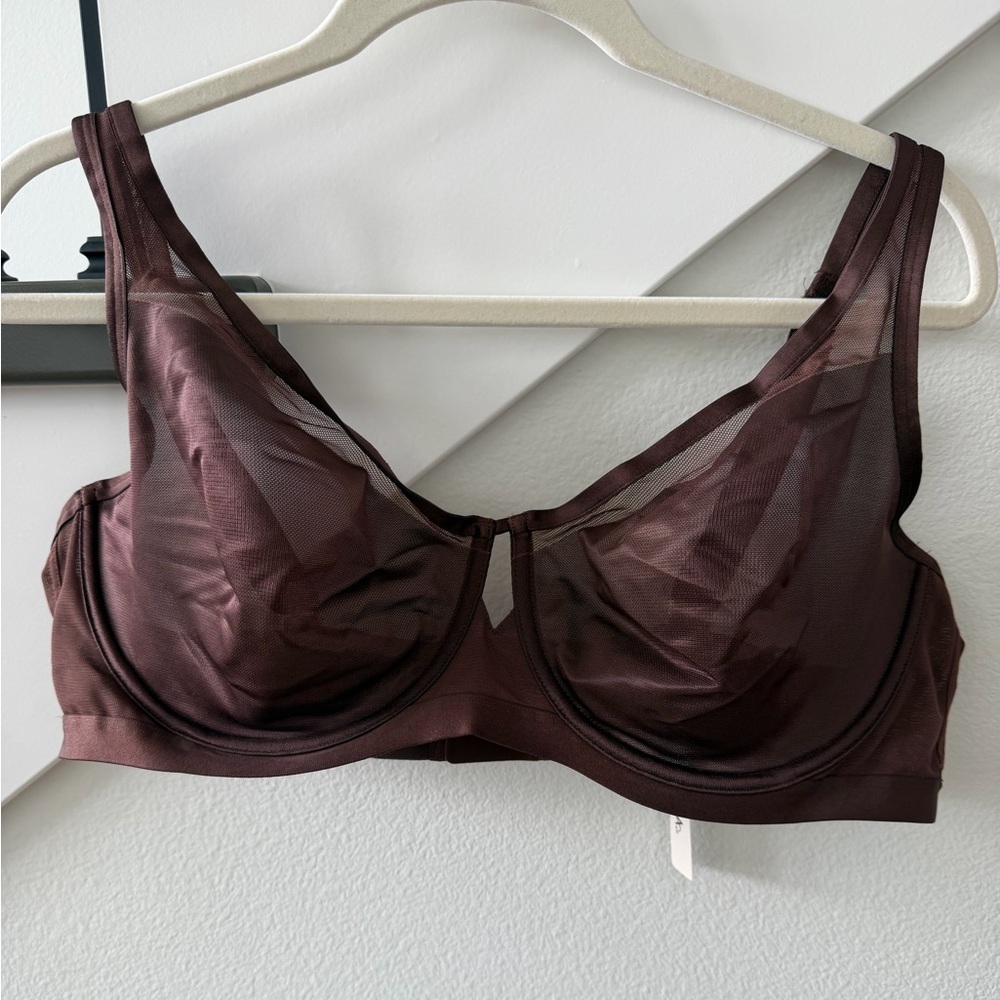 NWT Soma Sheer Brown Underwire Bra